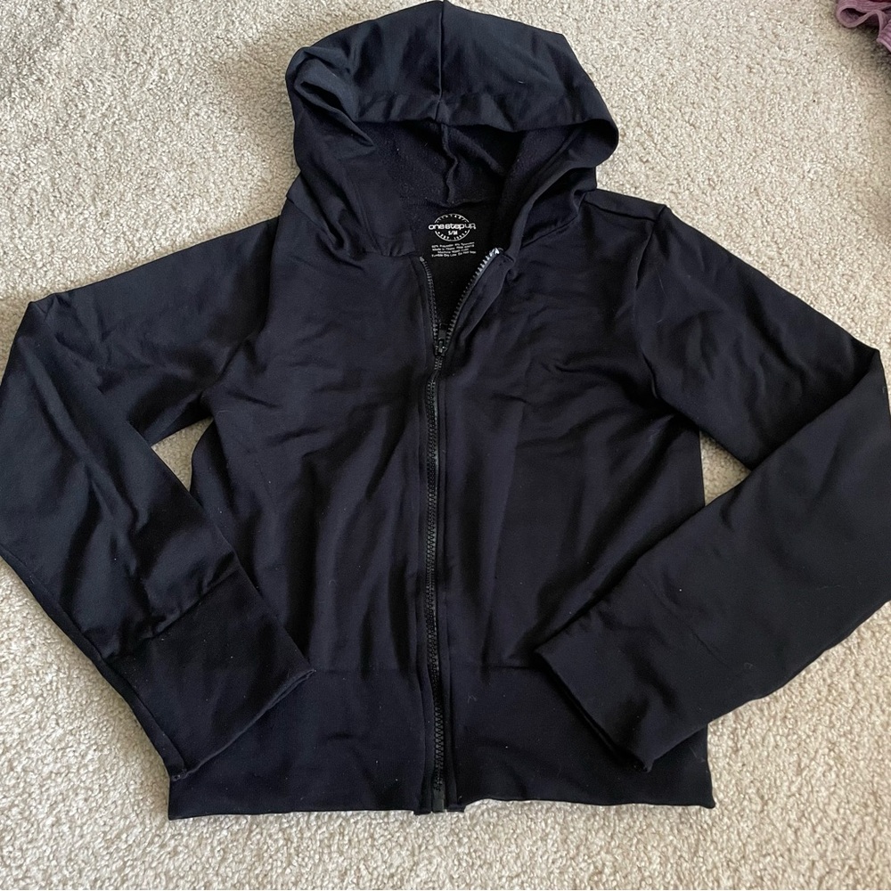 Black Zip-Up Hoodie